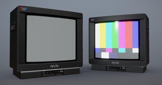 crt tv 3d print